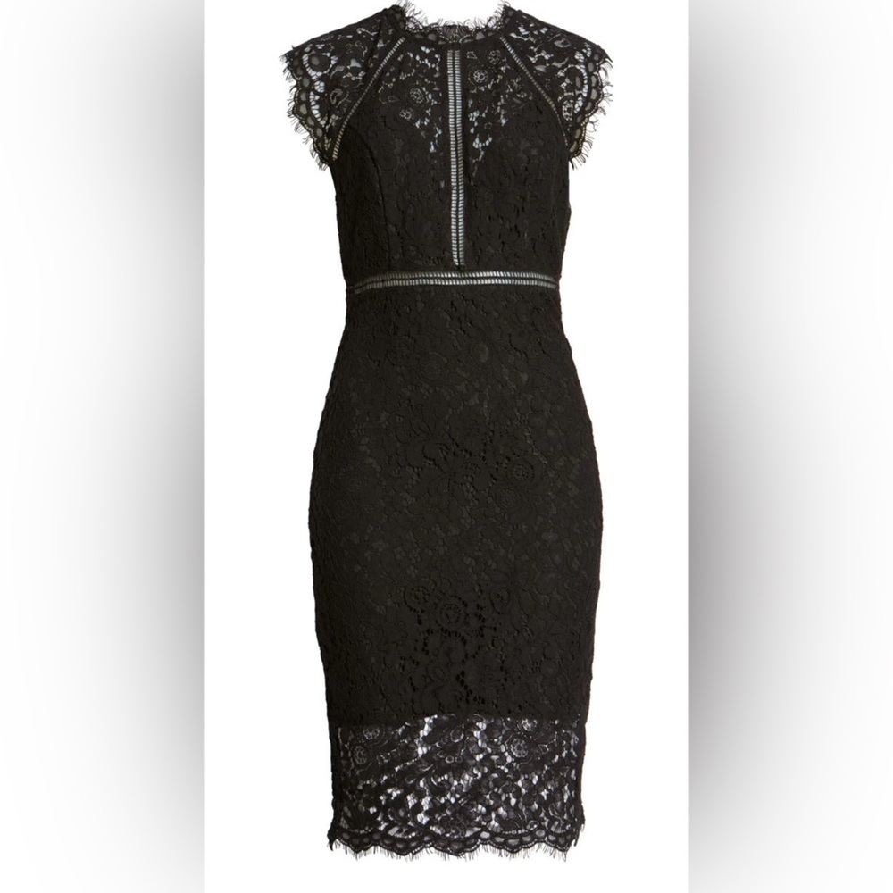 Lace sheath dress